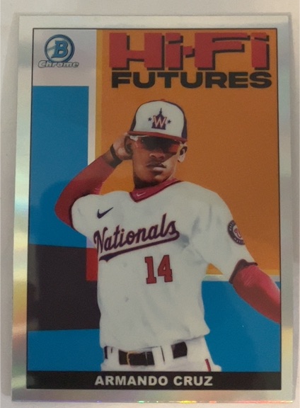 2022 Bowman Chrome Hi-Fi Futures #HIFI-24 Armando Cruz — front