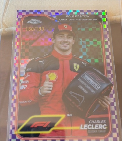 2024 Topps Chrome Formula 1 #155 Charles Leclerc — front