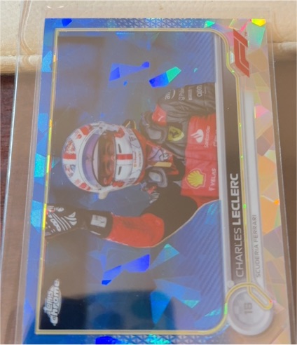 2022 Topps Chrome Sapphire Edition Formula 1 #18 Charles Leclerc — front
