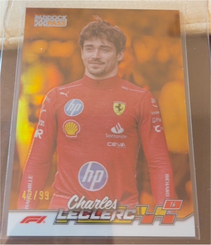 2024 Topps Paddock Pass Formula 1 #3 Charles Leclerc — front