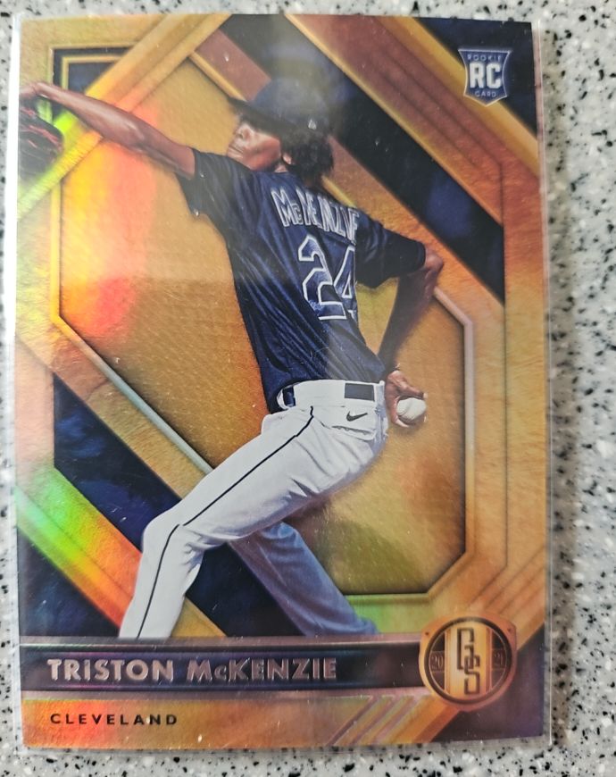 2021 Panini Chronicles Gold Standard #13 Triston McKenzie — front