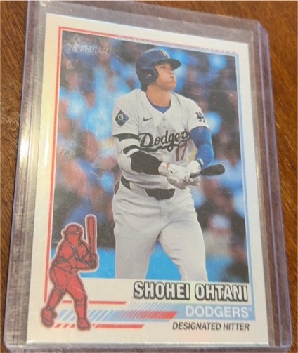 2025 Topps Heritage 1976 Redefined #76R-16 Shohei Ohtani — front