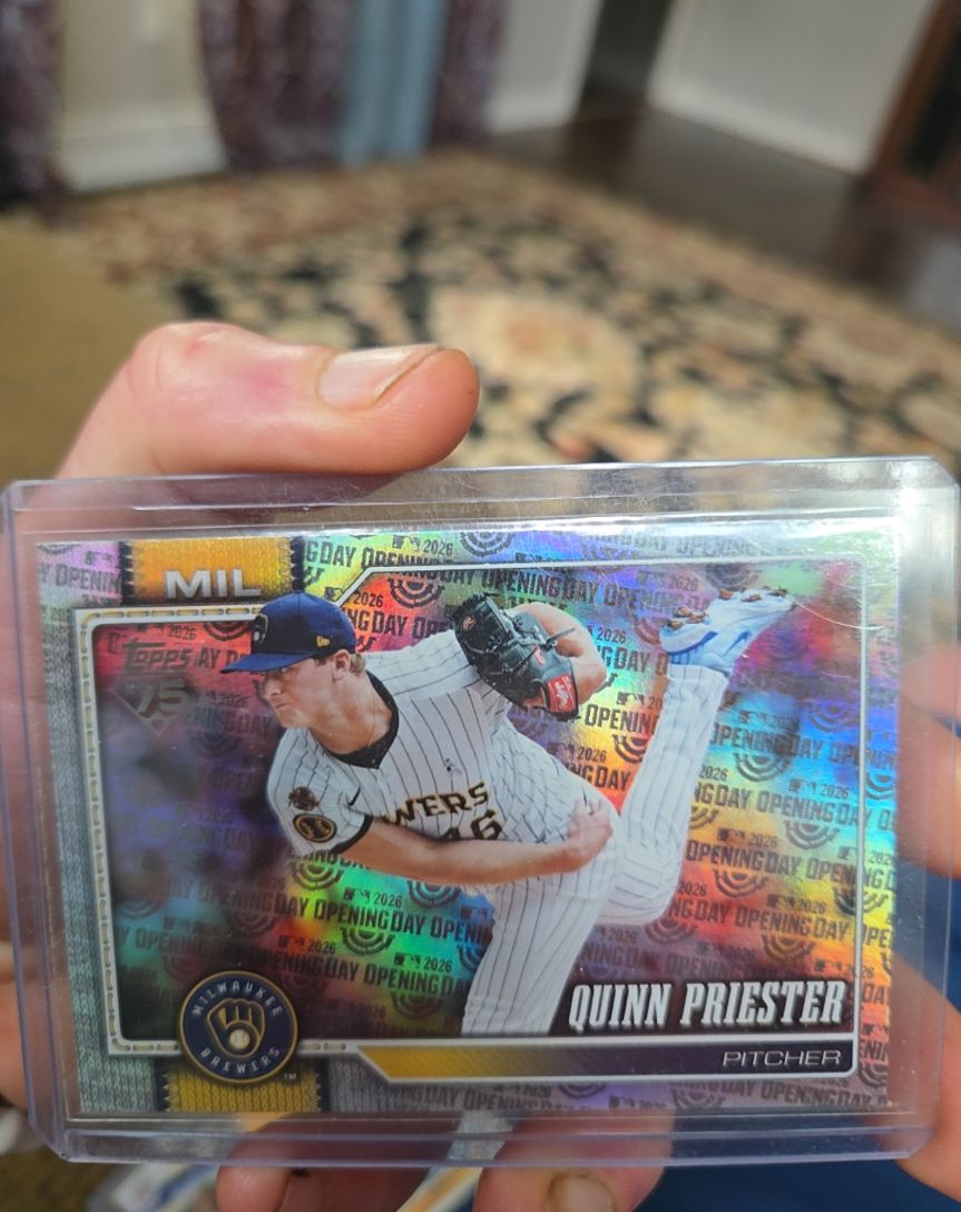 2026 Topps Series 1 #186 Quinn Priester — front