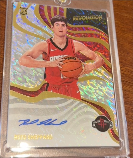 2024-25 Panini Revolution Signatures #RS-EED Reed Sheppard — front