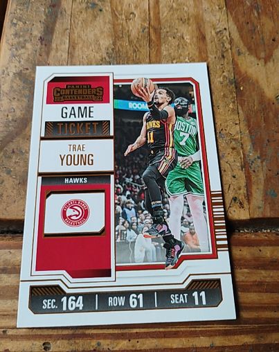 2023-24 Panini Contenders #92 Trae Young — front