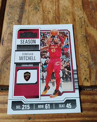 2023-24 Panini Contenders Season Ticket #75 Donovan Mitchell — front