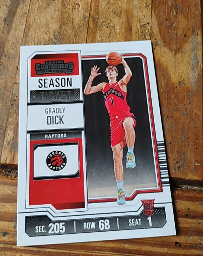 2023-24 Panini Contenders Season Ticket #71 Gradey Dick — front