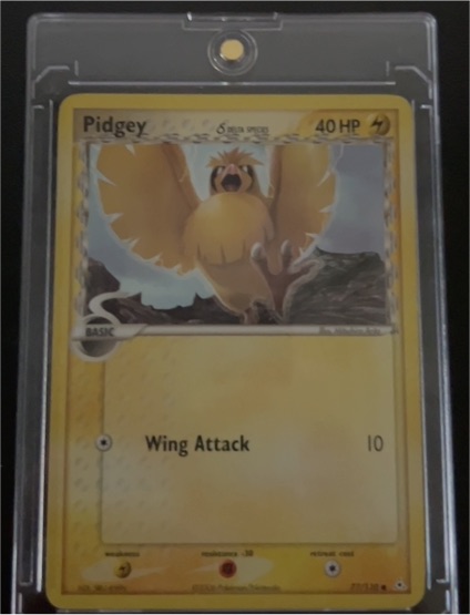 2006 Pokémon EX Holon Phantoms #77 Pidgey Delta Species — front
