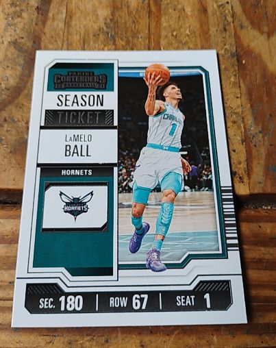 2023-24 Panini Contenders Season Ticket #26 LaMelo Ball — front