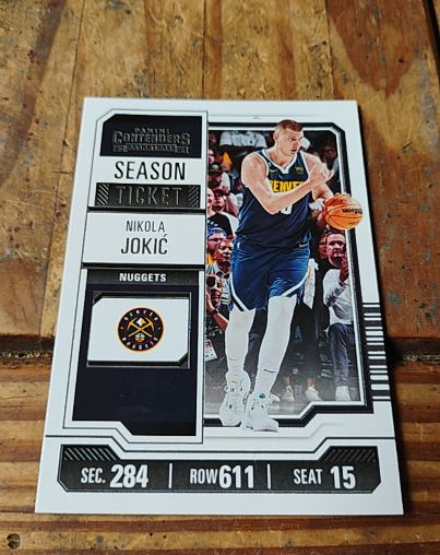 2023-24 Panini Contenders #1 Nikola Jokic — front