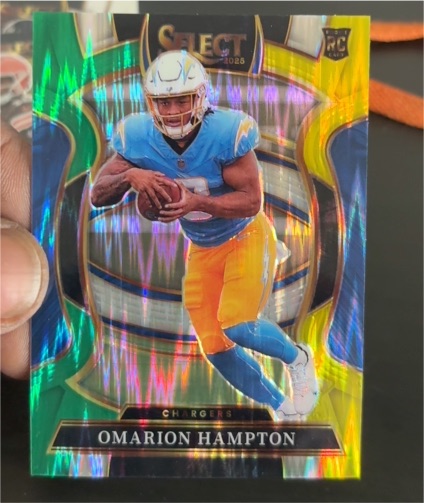 2025 Panini Select #102 Omarion Hampton — front
