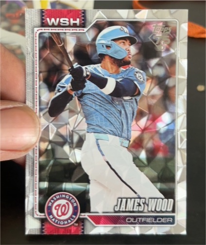 2026 Topps #349 James Wood — front