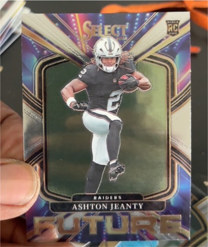 2025 Panini Select #11 Ashton Jeanty Future Rookie — front
