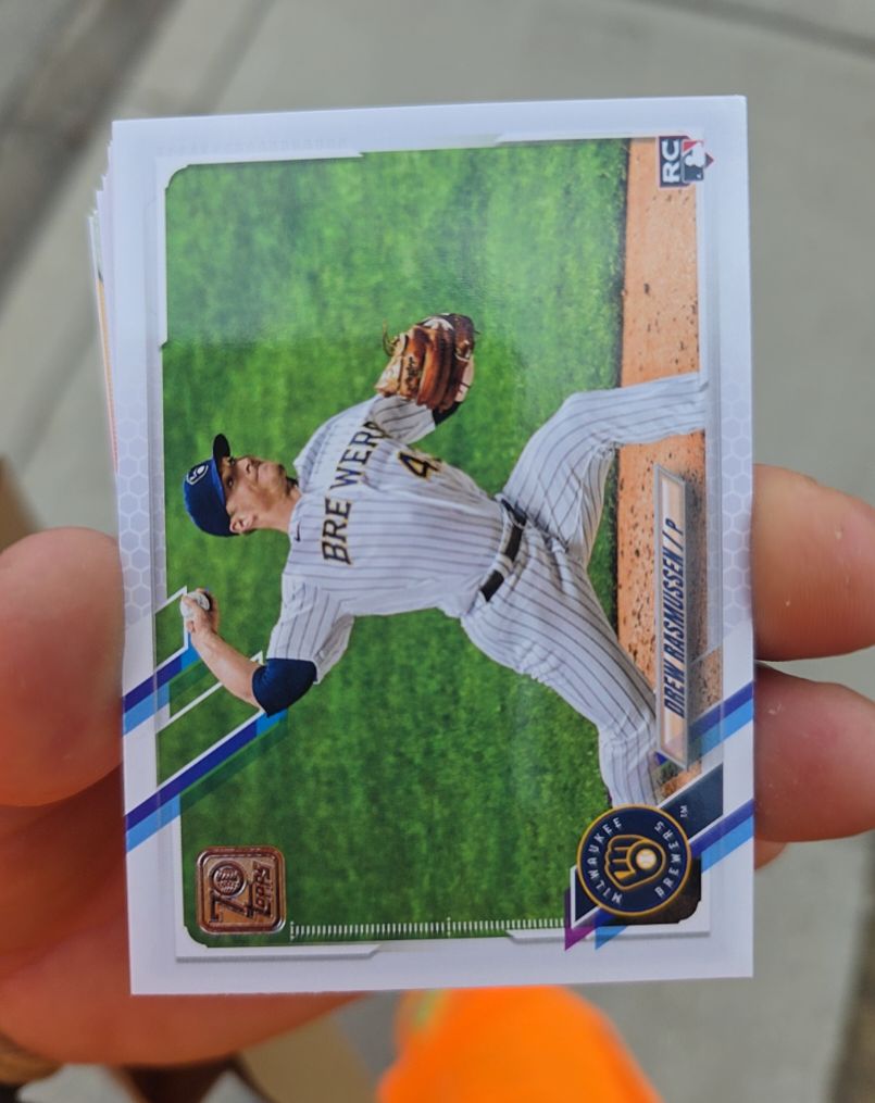 2021 Topps #377 Drew Rasmussen — front