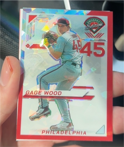 2025 Panini Prospect Edition #198 Gage Wood — front