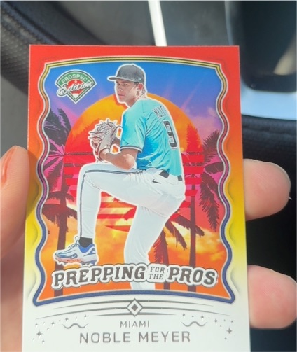 2025 Panini Prospect Edition #24 Noble Meyer — front
