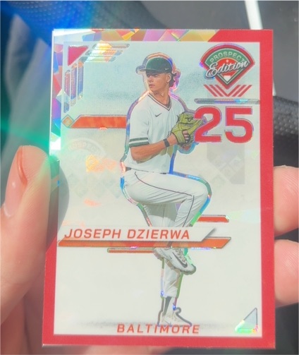 2025 Panini Prospect Edition #96 Joseph Dzierwa — front
