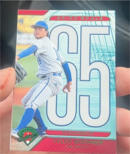 2025 Panini Prospect Edition #8 Tyler Bremner — front