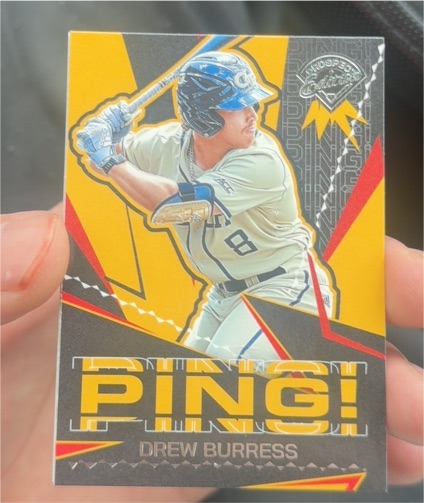 2025 Panini Prospect Edition #4 Drew Burress PING! — front