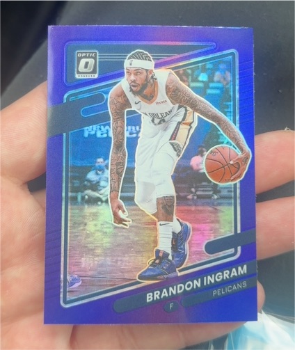 2021-22 Panini Donruss Optic #60 Brandon Ingram Purple Prizm — front