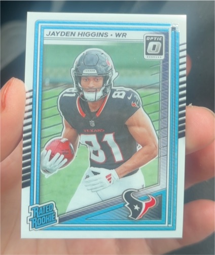2025 Panini Donruss Optic #225 Jayden Higgins — front