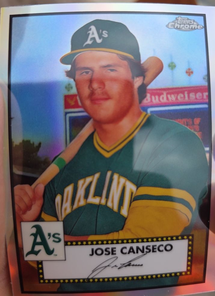 2021 Topps Chrome Platinum Anniversary #579 Jose Canseco — front