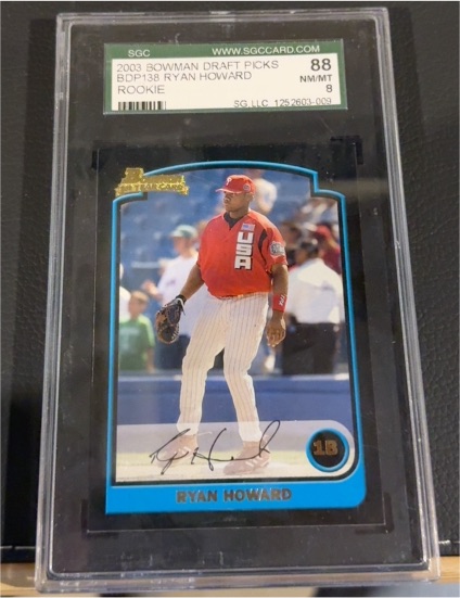 2003 Bowman Draft Picks #BDP138 Ryan Howard — front