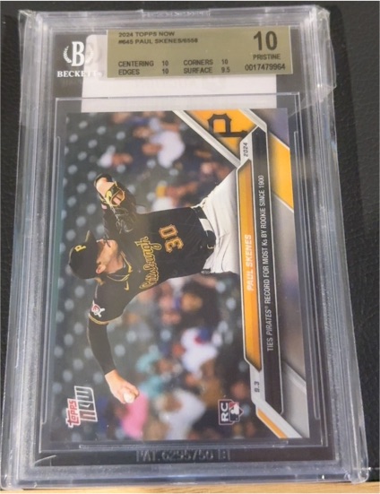 2024 Topps Now #645 Paul Skenes — front