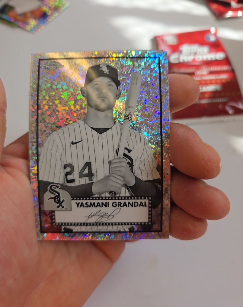 2021 Topps Chrome Platinum Anniversary #220 Yasmani Grandal — front