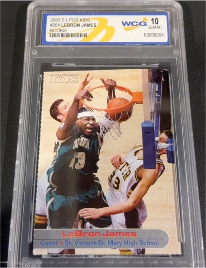 2003 Sports Illustrated for Kids #264 LeBron James Rookie — front