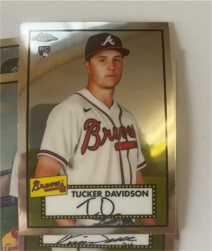 2021 Topps Chrome Platinum Anniversary #25 Tucker Davidson — front