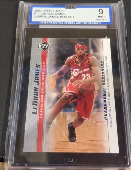 2003 Upper Deck #11 LeBron James Phenomenal Beginning — front