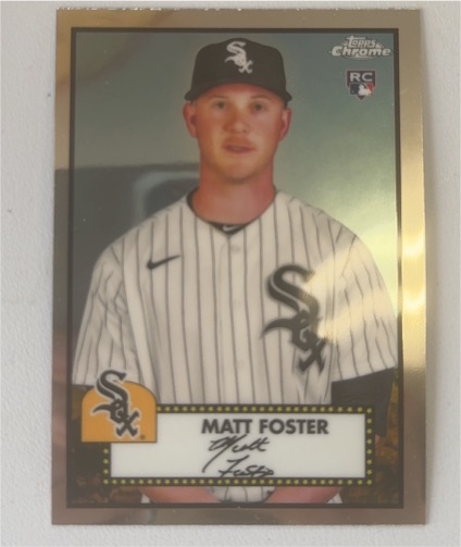 2021 Topps Chrome Platinum Anniversary #123 Matt Foster — front