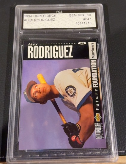 1994 Upper Deck Collector's Choice #647 Alex Rodriguez — front