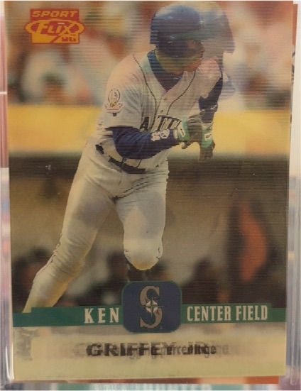1996 Pinnacle Sportflix #18 Ken Griffey Jr. — front