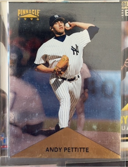 1996 Pinnacle #291 Andy Pettitte — front