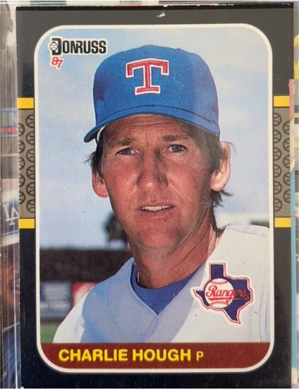 1987 Donruss #470 Charlie Hough — front