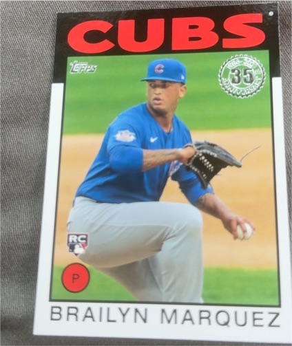 2021 Topps Series 2 35th Anniversary #86B-45 Brailyn Marquez — front