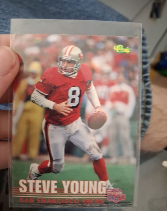 1995 Classic NFL Draft #108 Steve Young — front