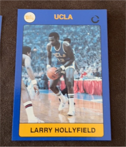 1991 Collegiate Collection UCLA #43 Larry Hollyfield — front