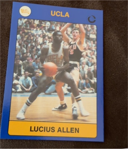 1991 Collegiate Collection #48 Lucius Allen UCLA Bruins — front