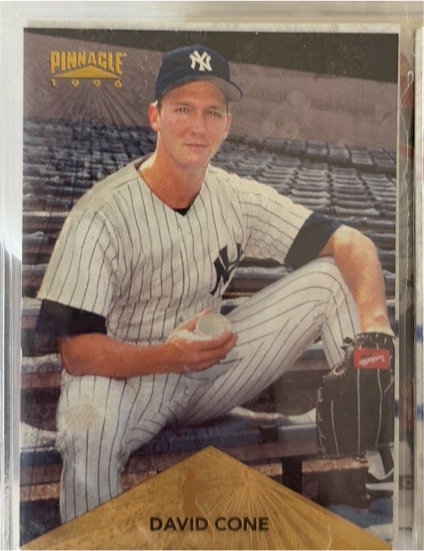 1996 Pinnacle #212 David Cone — front