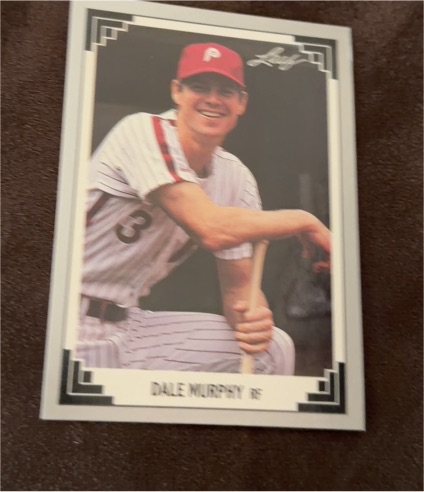 1991 Leaf #412 Dale Murphy Philadelphia Phillies — front