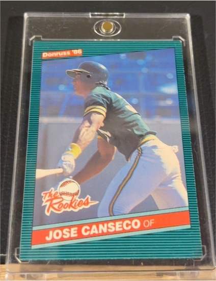 1986 Donruss The Rookies #22 Jose Canseco — front