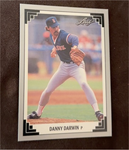 1991 Leaf #405 Danny Darwin — front