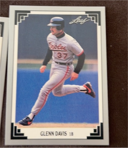 1991 Leaf #398 Glenn Davis — front