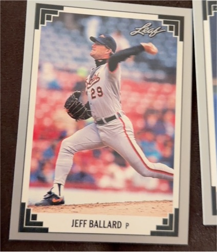 1991 Leaf #522 Jeff Ballard — front