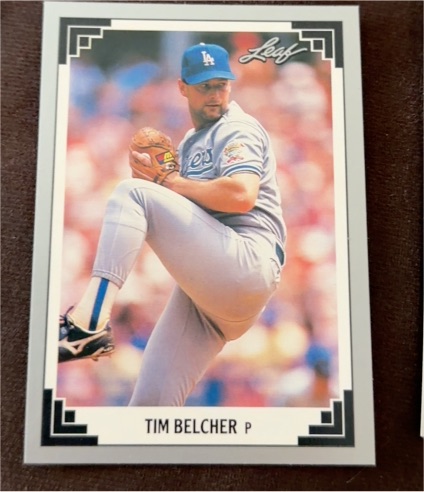 1991 Leaf #508 Tim Belcher — front