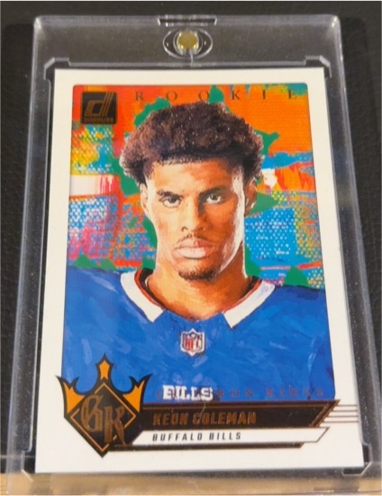 2024 Panini Donruss Rookie Gridiron Kings #13 Keon Coleman — front
