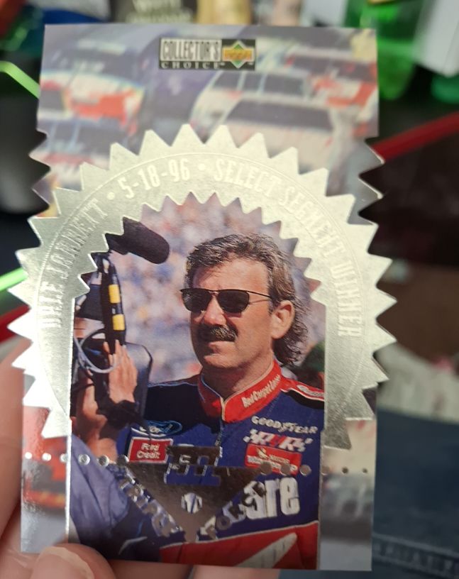 1996 Upper Deck Collector's Choice Triple Force #3-A Dale Jarrett — front